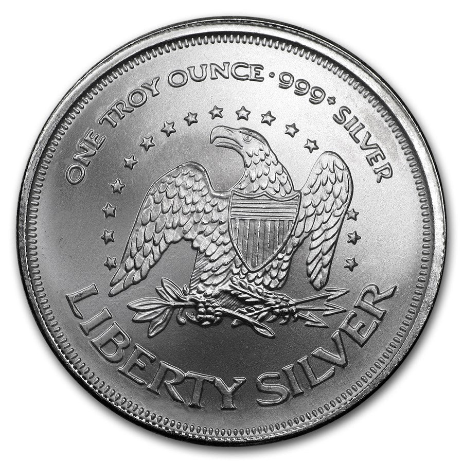 1 oz Silver LIBERTY BELL Round (A-Mark)