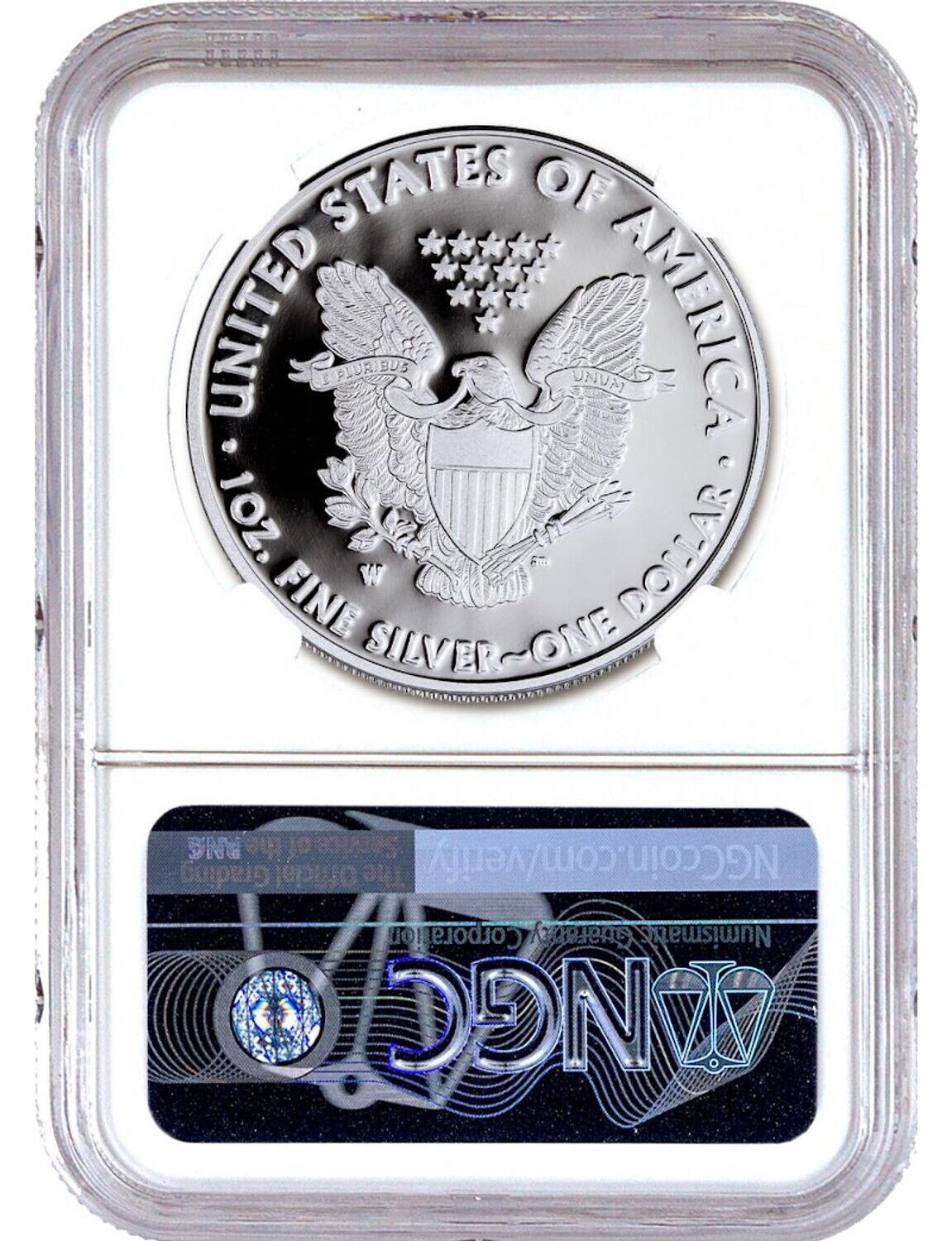 1 oz 2021-W American Silver Eagle Proof NGC PF 70 UC Mercanti Signed Type 1