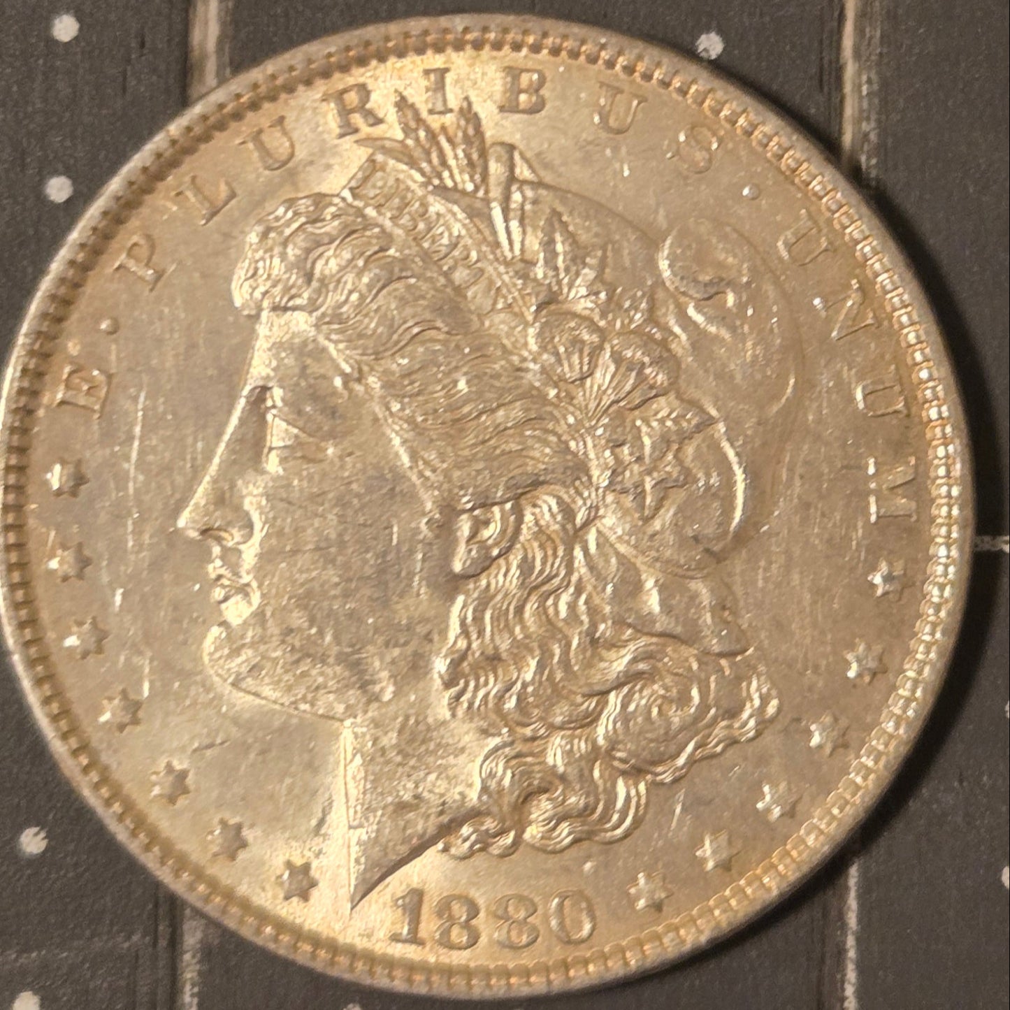 1880 Morgan Silver Dollar AU Condition – 90% Silver