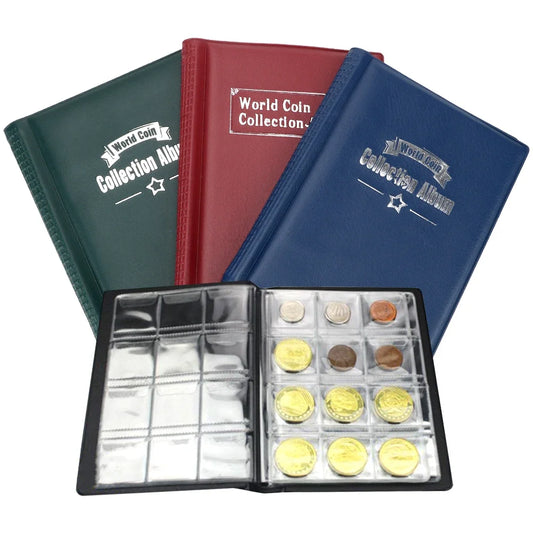 Artificial Leather Coin Album (120/60 Pockets)