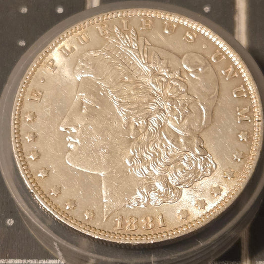 1881 Morgan Silver Dollar AU Condition – 90% Silver