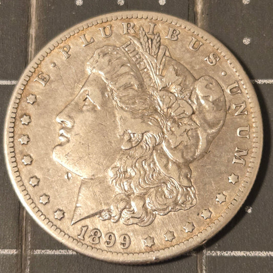 1899 Morgan Silver Dollar AU Condition – 90% Silver
